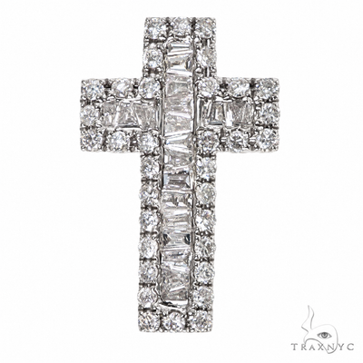 Baguette Diamond Cross Pendant  68618