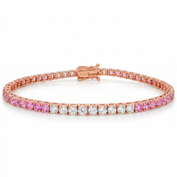Diamond Blossom tennis bracelet – view 1 of 8, TraxNYC item 69886