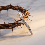 Silver Crucifix Jesus Cross 66457