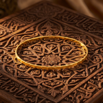 21K Gold Royal Slim Bangle 71471