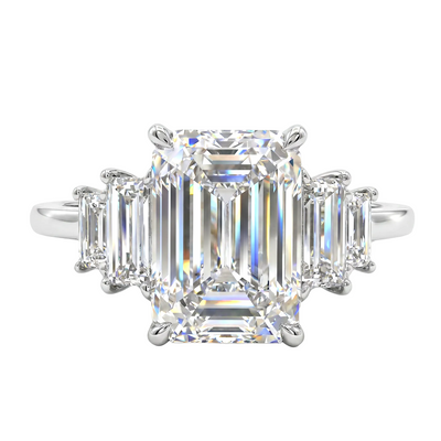 Clara Emerald Engagement Ring 70982