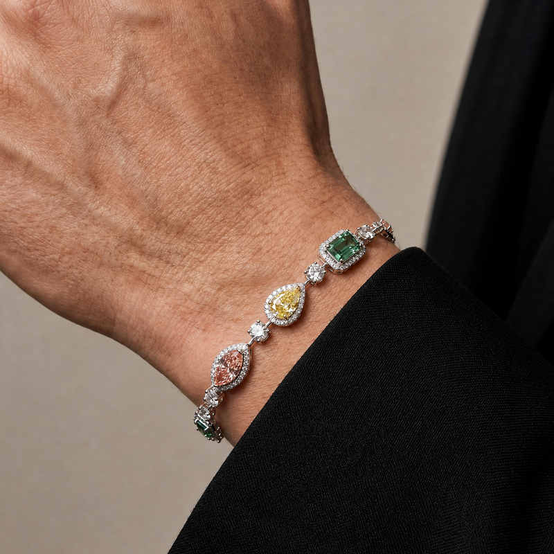 Harmony Shape Diamond Bracelet 71439