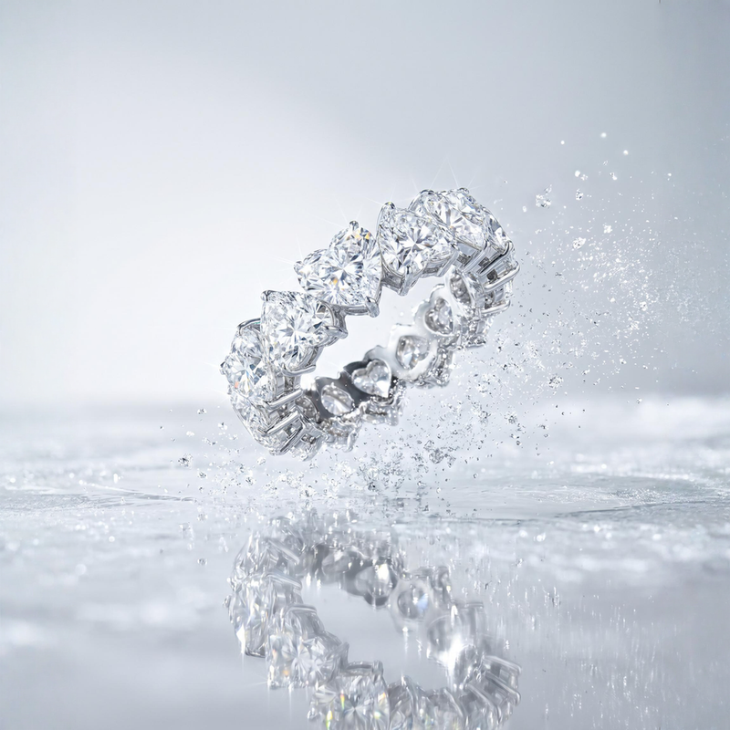 Heart Eternity Diamond Ring 71224