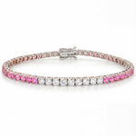 Diamond Blossom Tennis Bracelet 69886