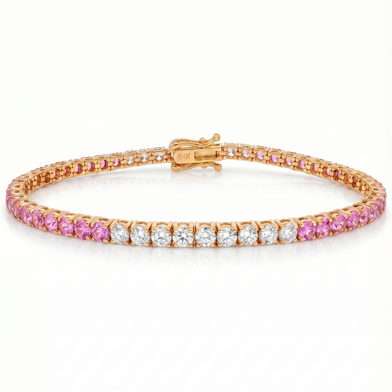 Diamond Blossom Tennis Bracelet 69886