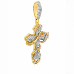 Large Thorned Fleur de Liscross Pendant 71315