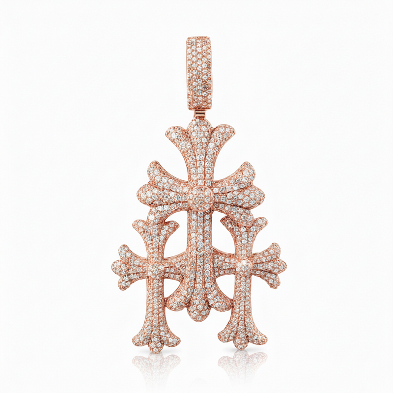 Triple Cross Pendant 71317