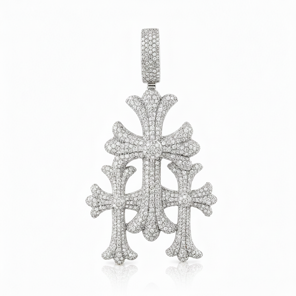 Buy Triple Cross Pendant 71317 – TraxNYC