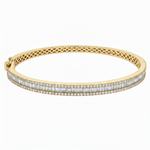 Luxe Channel Set Diamond Bangle 71320