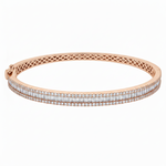 Luxe Channel Set Diamond Bangle 71320