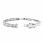 Luxe Channel Set Diamond Bangle 71320