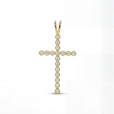 14K Gold Grace Light Diamond Cross 65153