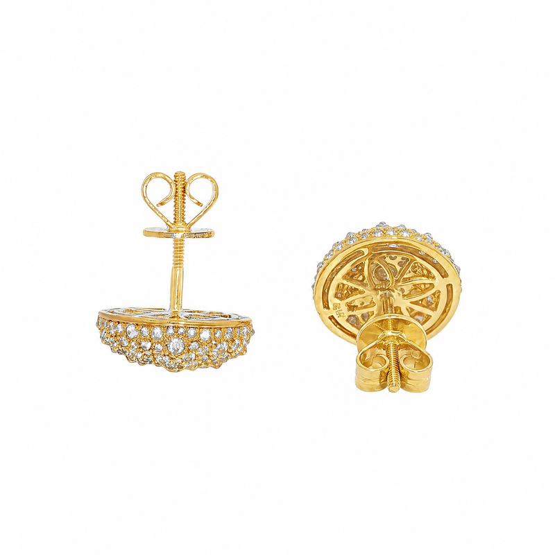 Upside Down Diamond Earrings 71323