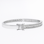 Luxe Channel Set Diamond Bangle 71320