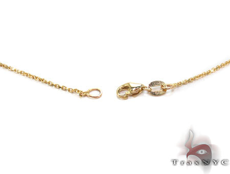 Glossy Gold Necklace 28415 - Image 4