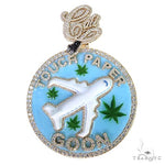 Glow In The Dark Airplane Logo Pendant 67773 - Image 1