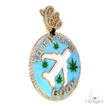 Glow In The Dark Airplane Logo Pendant 67773 - Image 2