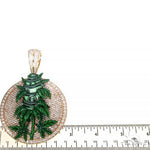 Glow In The Dark Diamond Money Weed Pendant 67439 - Image 5