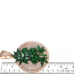 Glow In The Dark Diamond Money Weed Pendant 67439 - Image 6