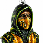 Glow In The Dark Scorpion Mask Pendant 70711