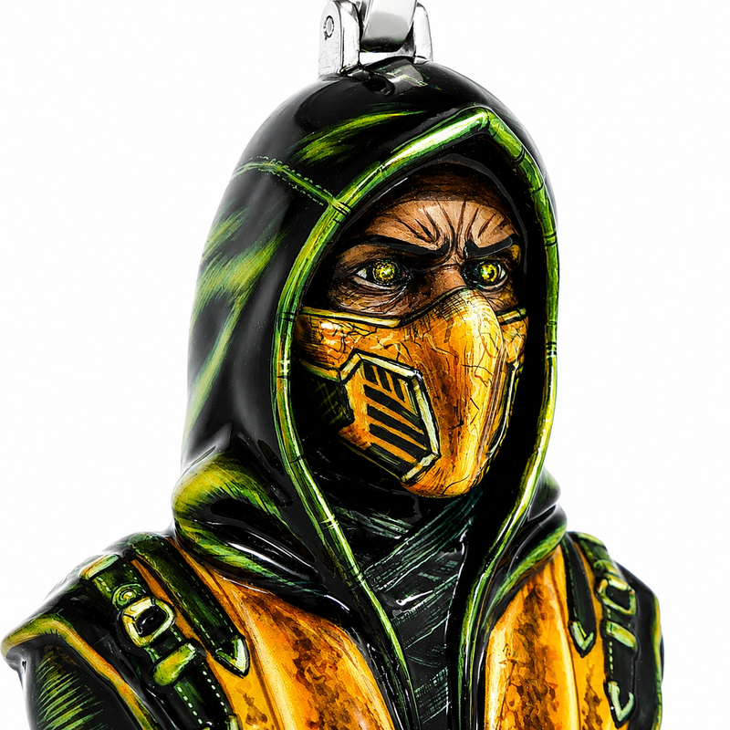 Glow In The Dark Scorpion Mask Pendant 70711