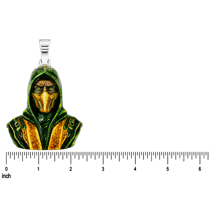 Glow In The Dark Scorpion Mask Pendant 70711