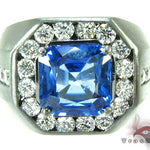 Mens Godfather Flawless Sapphire Ring 26035 - Image 2