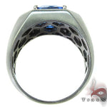 Mens Godfather Flawless Sapphire Ring 26035 - Image 7