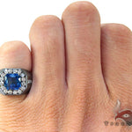 Mens Godfather Flawless Sapphire Ring 26035 - Image 8