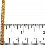 14k Yellow Gold Solid Thin Wheat chain 3.5mm 20 inches   68274 - Image 5