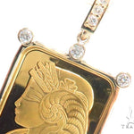 Gold Pamp Suisse Bar Diamond Pendant 43564 - Image 3