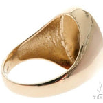 Ring Engravable Front ID Symbol Initial 14K 18K 22K Yellow White Rose Gold 64007 - Image 6