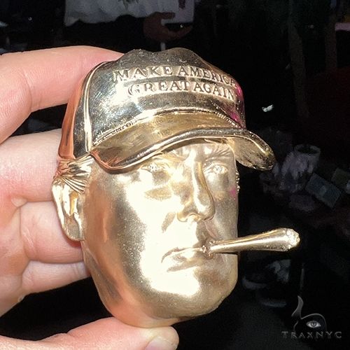 Gold 45 Trump Pendant