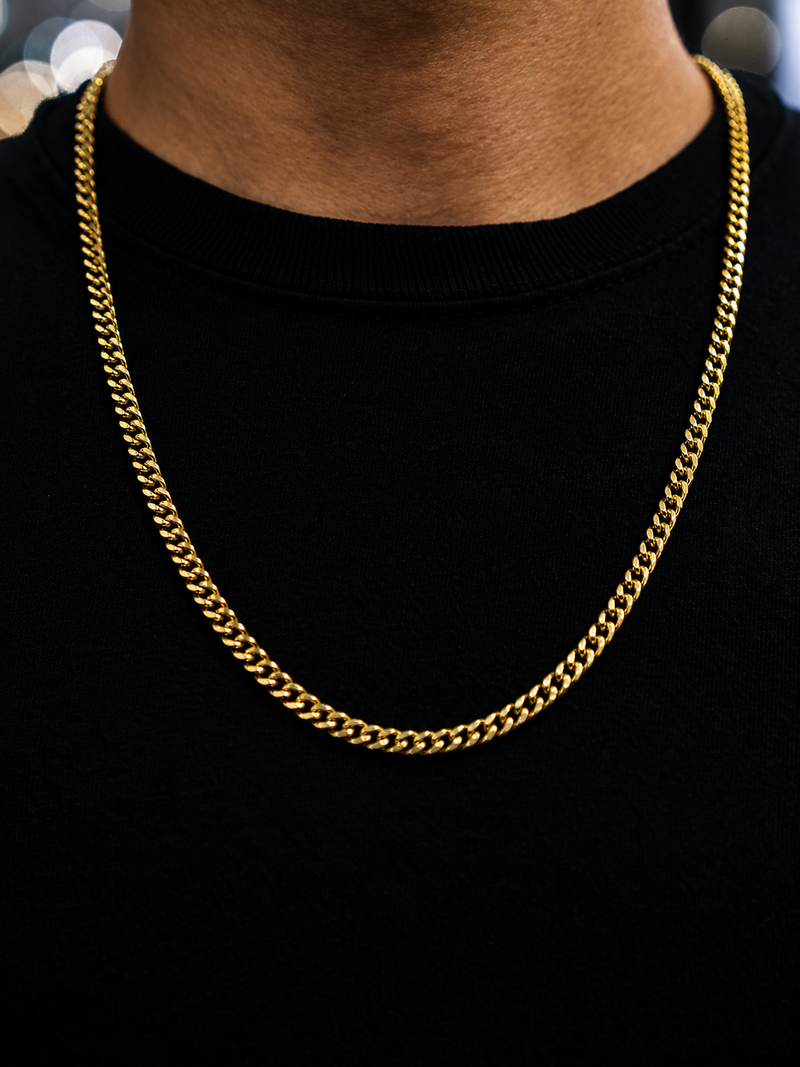 10K Gold miami cuban chain, 4.6 mm, photo 9 of 9