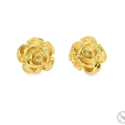 Golden Bloom Rose Studs 70614 - Image 1