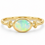Golden Aura Opal Ring 71815