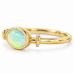 Golden Aura Opal Ring 71815