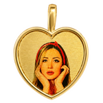 Golden Heart Photo Pendant 71433