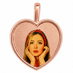 Golden Heart Photo Pendant 71433