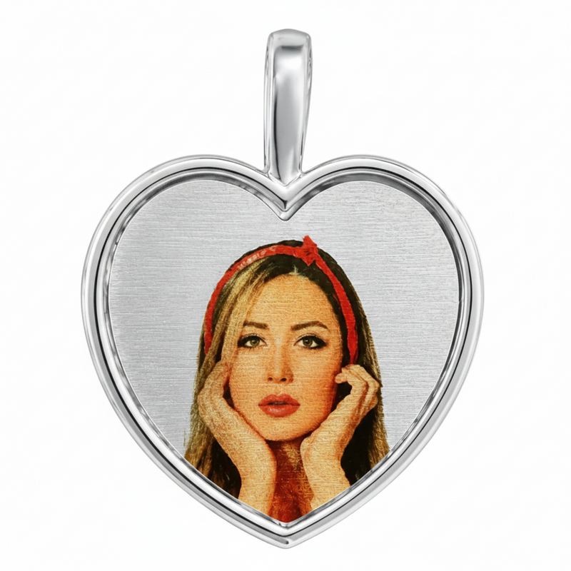 Golden Heart Photo Pendant 71433