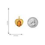 Golden Heart Photo Pendant 71433