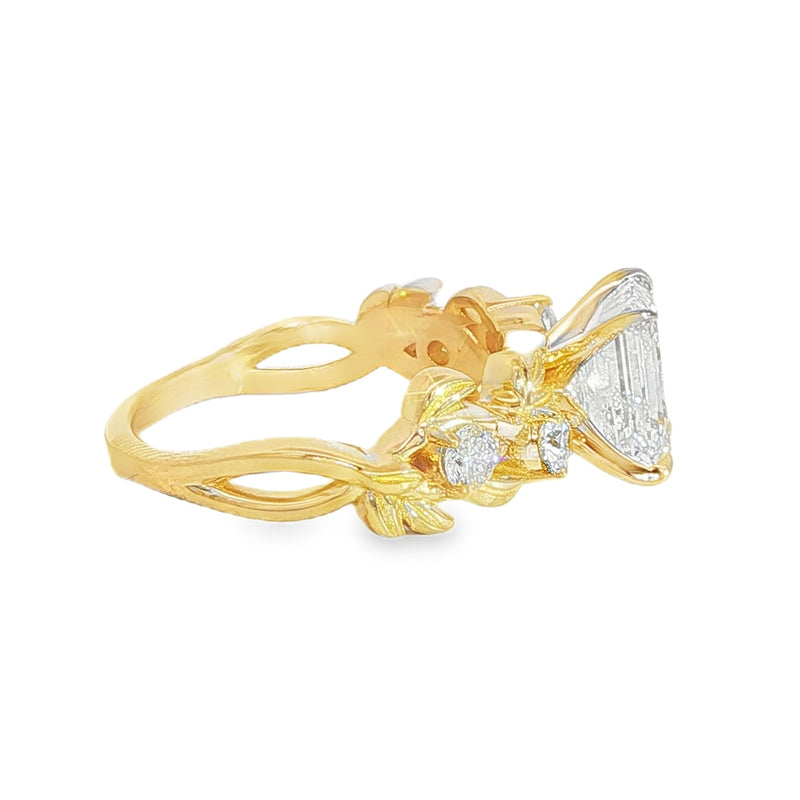 Golden Laurel Engagement Ring 71123
