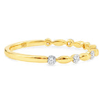 Golden Marquise Diamond Ring, view 3