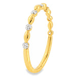 Golden Marquise Diamond Ring, view 4
