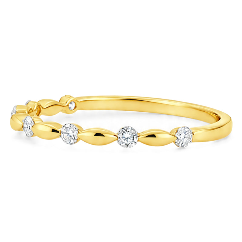 Golden Marquise Diamond Ring, view 5