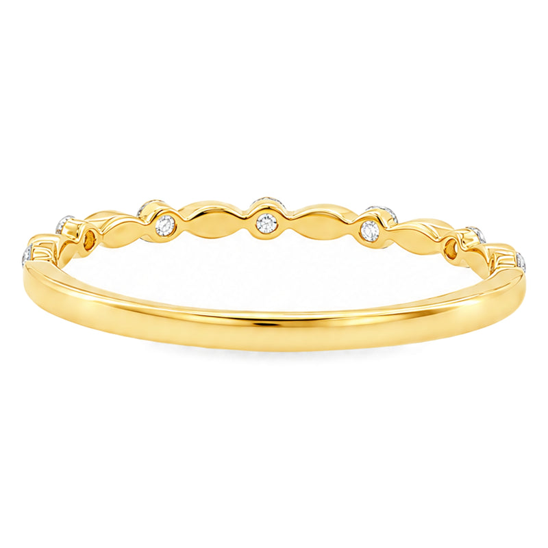 Golden Marquise Diamond Ring, view 6