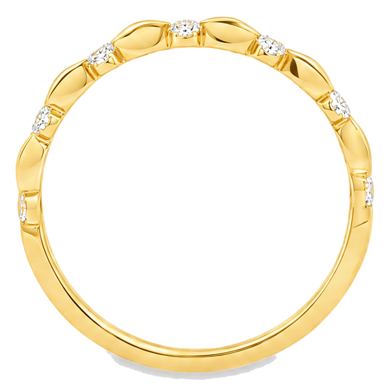 Golden Marquise Diamond Ring, view 7