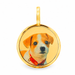 Golden Pet Portrait Pendant 71432