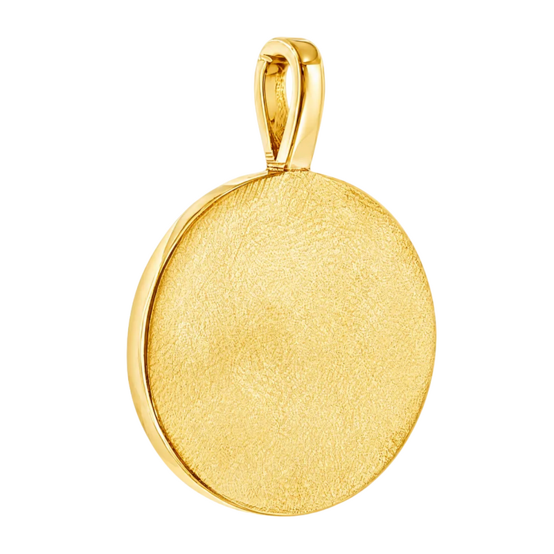 Golden Pet Portrait Pendant 71432