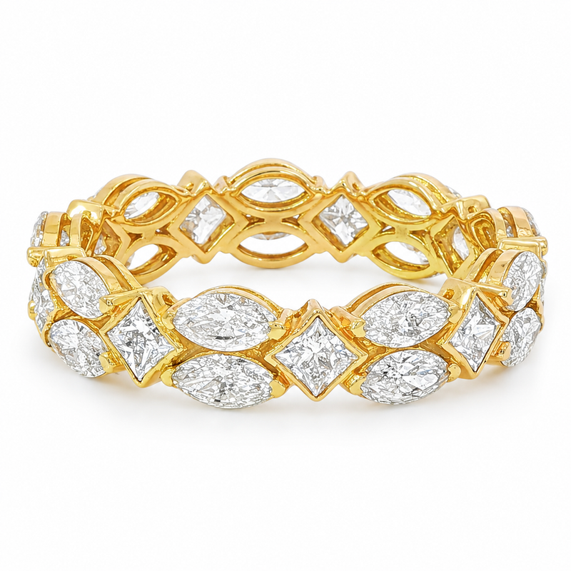 Golden Prism Diamond Ring 71208